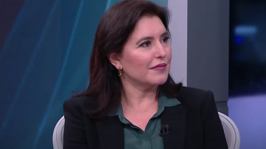 Candidata do MDB à Presidência da República, Simone Tebet.