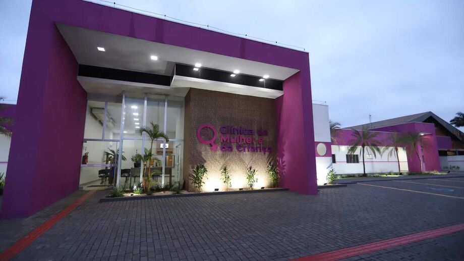 Fachada do Hospital da Mulher de Rio Brilhante
