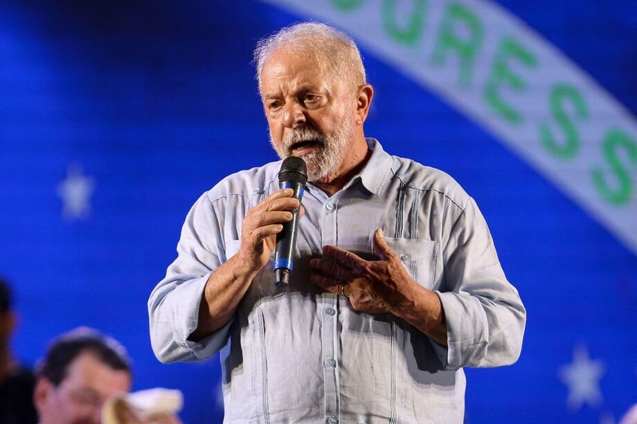 O candidato a presidência Luiz Inácio Lula da Silva (PT)