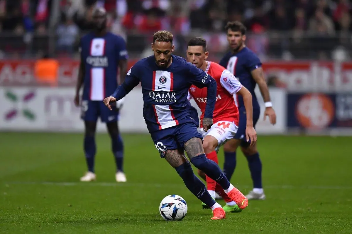 Neymar entra no segundo tempo, mas PSG só empata com Reims no Campeonato Francês
