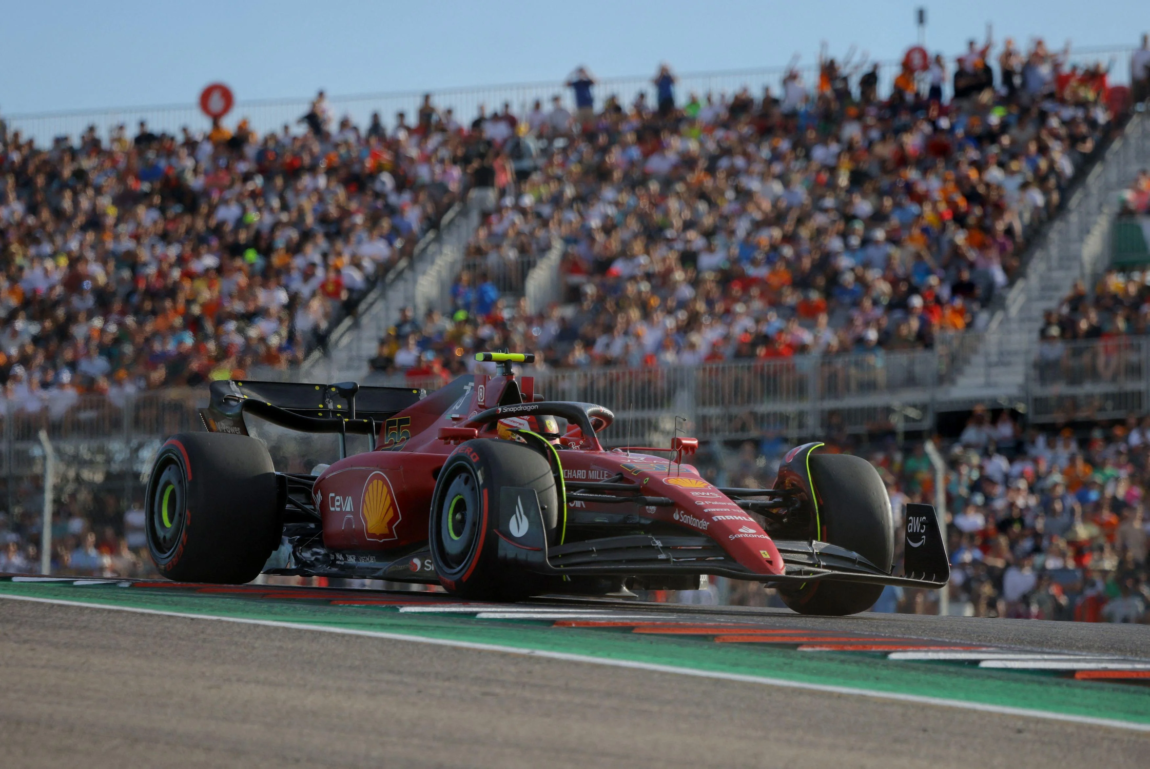 Sainz voa em Austin e garante pole position do GP dos Estados Unidos de Fórmula 1