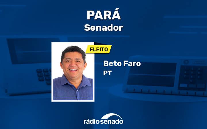 Beto Faro é eleito senador pelo Pará
