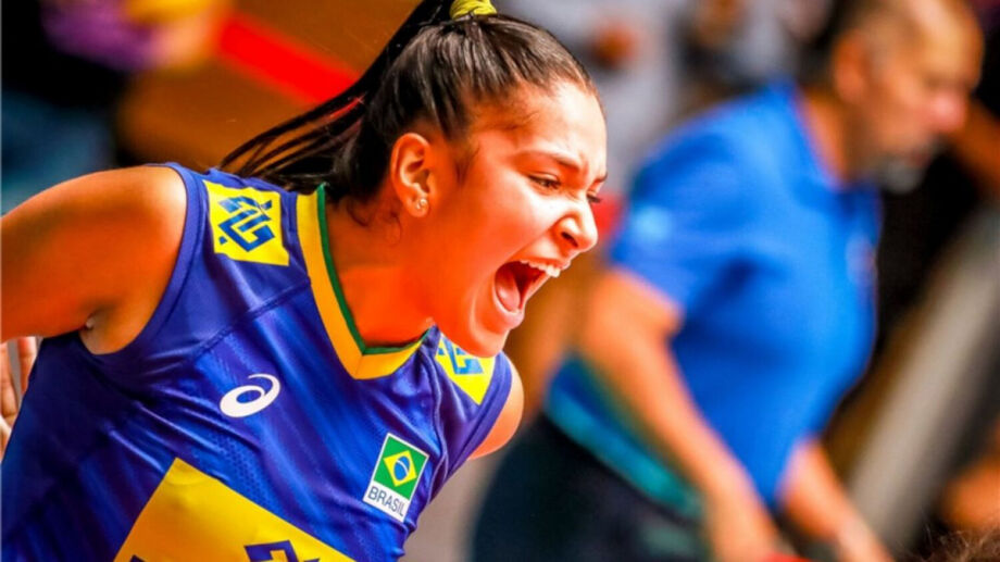 Atacante da seleção brasileira de vôlei, Tainara