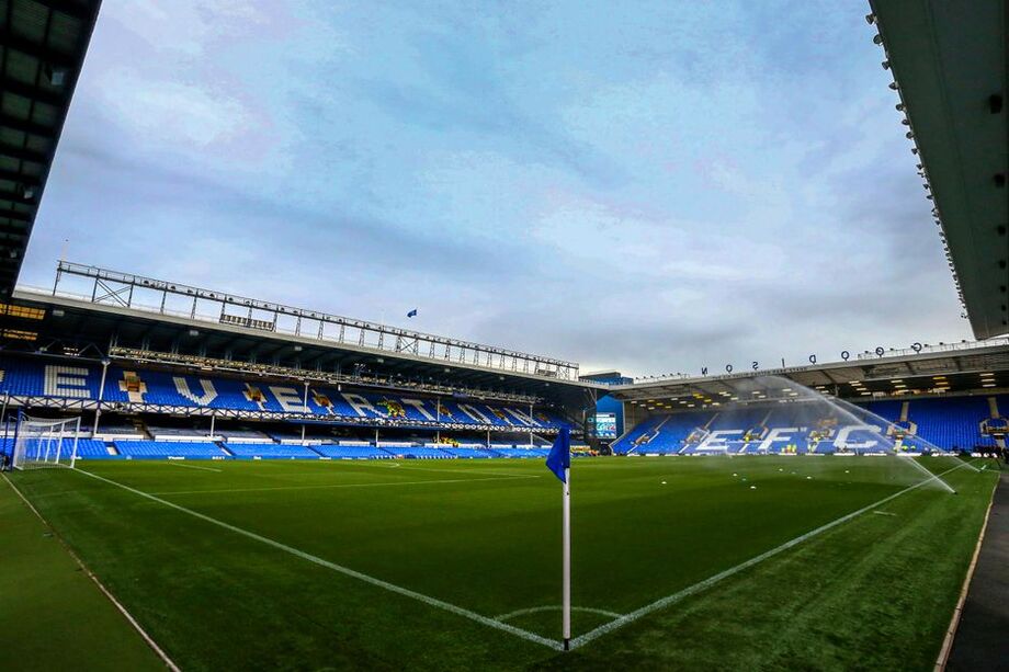 O Everton joga atualmente no Goodison Park