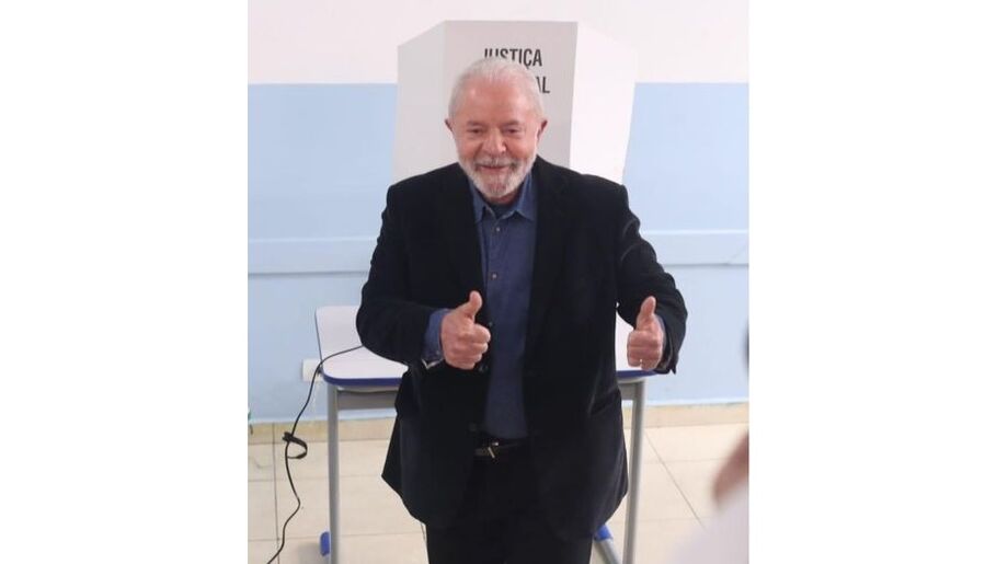 O candidato do PT, Luiz Inácio Lula da Silva