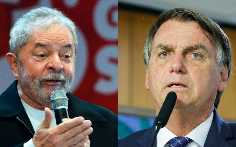 Lula e Bolsonaro