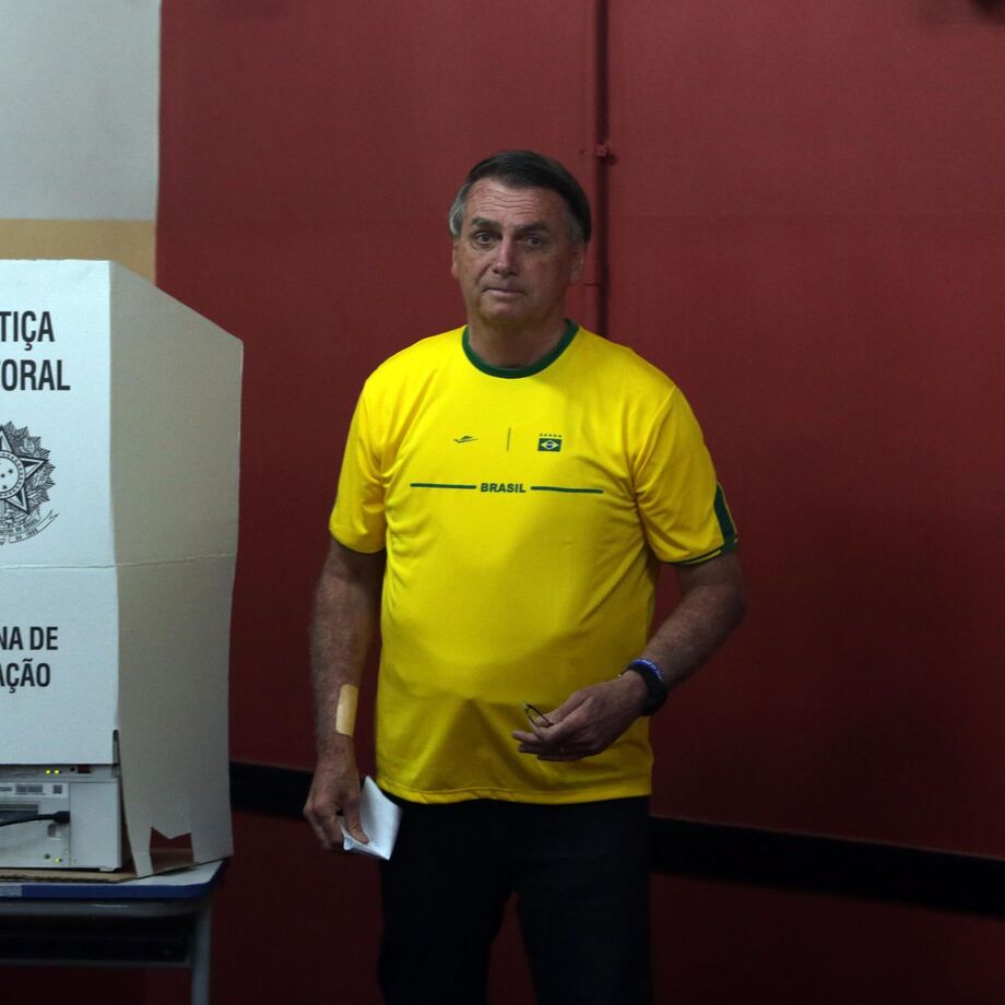 Presidente Bolsonaro votando