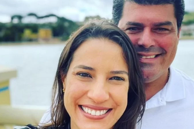 Candidata Raquel Lyra e falecido esposo Fernando Lucena