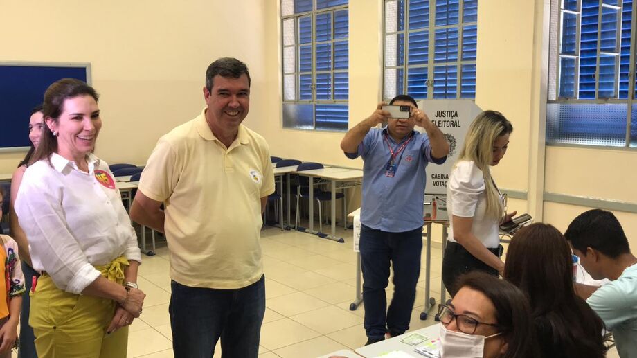Eduardo Riedel durante a votação