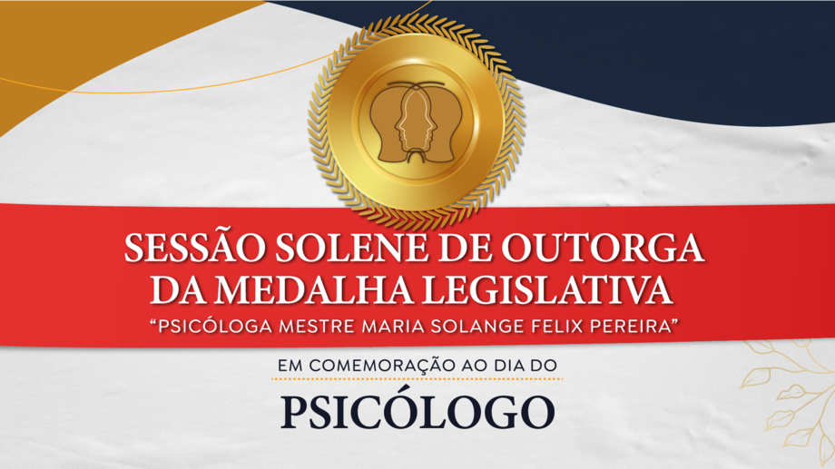 Psychologists from Campo Grande will be honored by the Chamber on Wednesday 2 On the date, the honorees will receive the Maria Solange Felix Pereira Medal