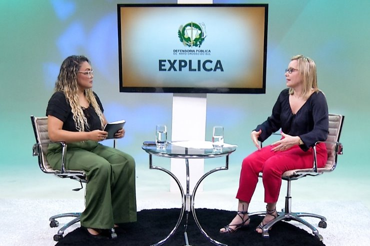 A defensora Edmeiry Festi fala sobre os princípios norteadores para o atendimento especializado aos órfãos do feminicídio