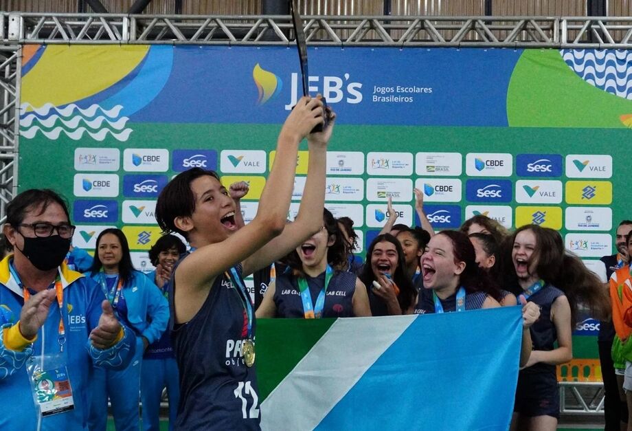 O basquetebol feminino de Mato Grosso do Sul ficou com o título da Série Bronze dos Jogos Escolares Brasileiros (JEB's) 2022