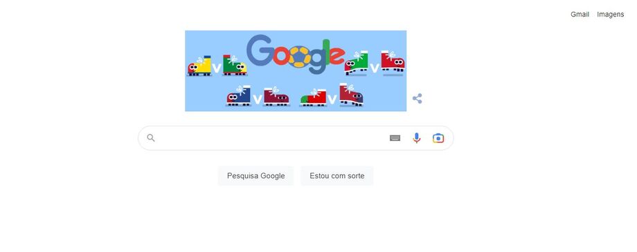 Página inicial do Google