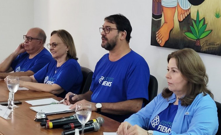 Convenção da Fiems contou com a presença do presidente da Fiems, Sergio Longen
