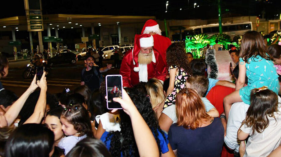 'Papais Noeis' estiveram no local