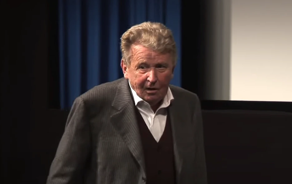 O cineasta Jean-Marie Straub em exibição especial do filme 'Chronique d'Anna Magdalena Bach' na Cinemateca Suíça em 13 de maio de 2013.