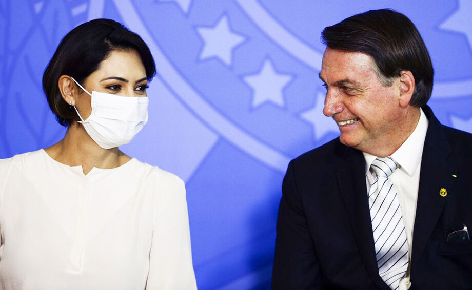Michelle e Bolsonaro
