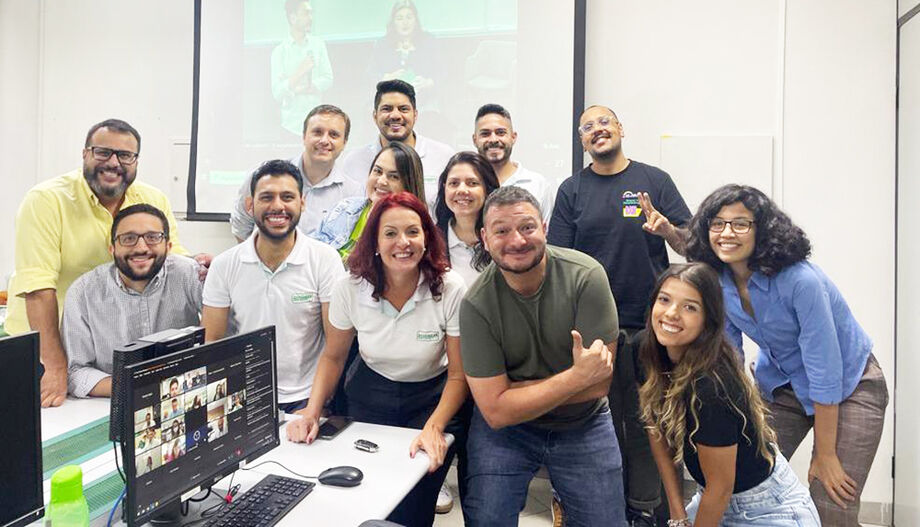 Equipe de comunicação da Unimed Campo Grande