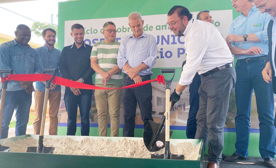 O inicio das obras começou hoje