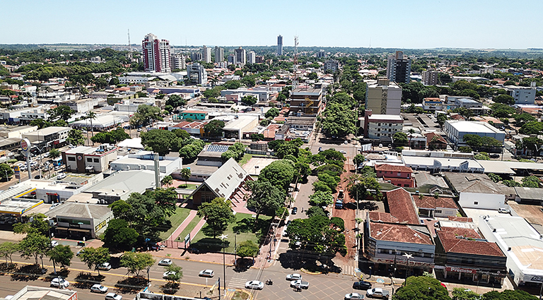 Obra de infraestrutura no quadrilátero central da cidade