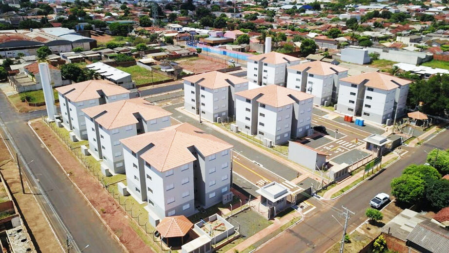 Residencial construído pelo Governo do Estado em Nova Andradina