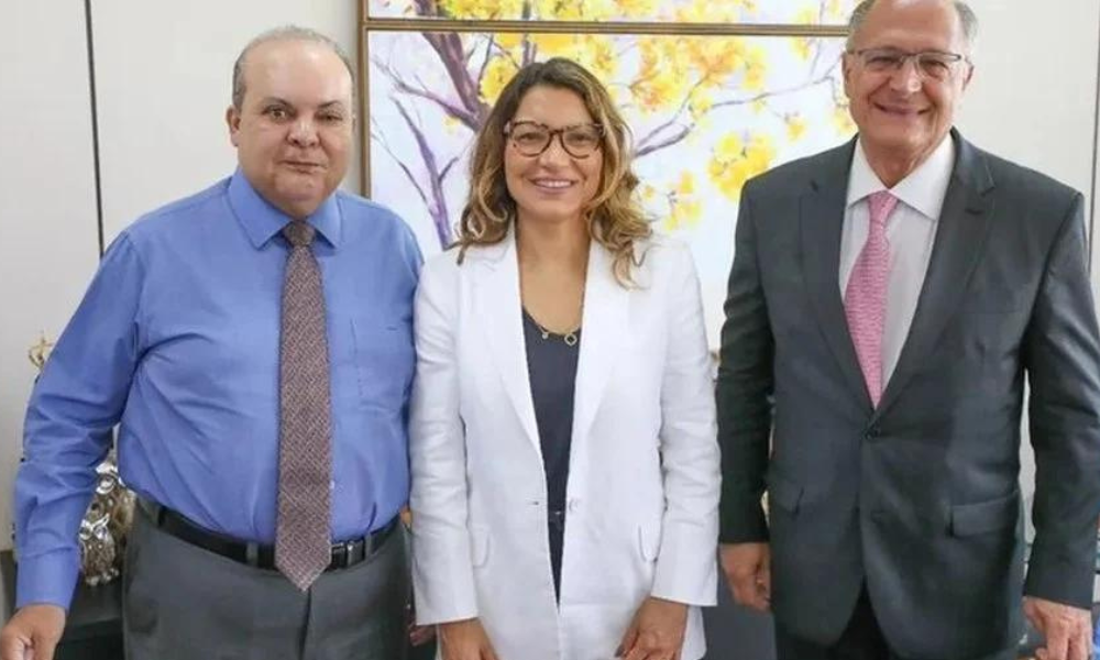 Alckmin e Janja se reúnem com Ibaneis para discutir posse de Lula