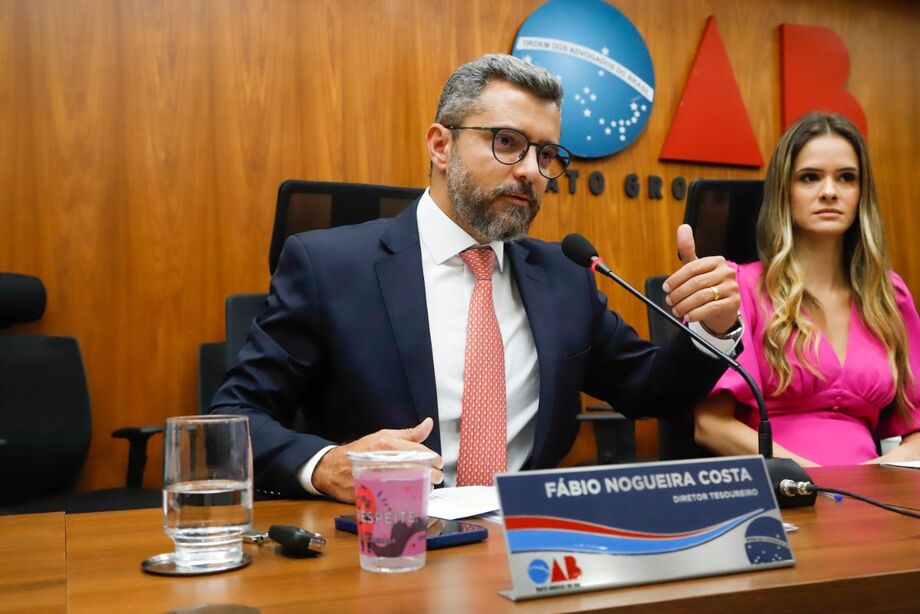 Diretor-Tesoureiro da Ordem dos Advogados do Brasil, Seccional Mato Grosso do Sul (OAB/MS), Fábio Nogueira.