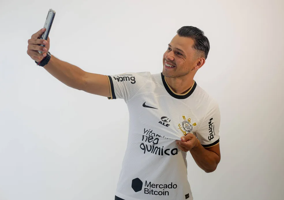 Romero em imagem divulgada pelo Corinthians