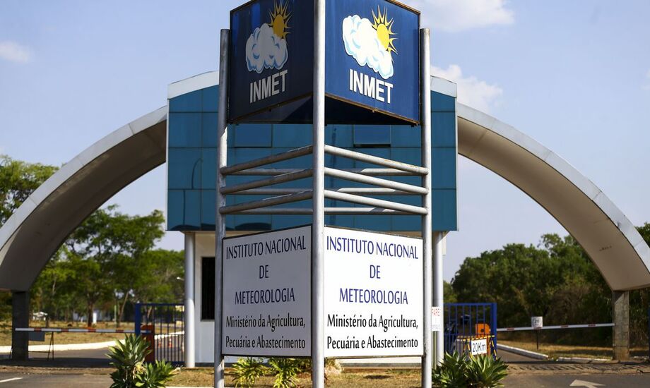 Fachada do Instituto Nacional de Meteorologia (INMET), em Brasília