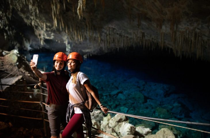 Gruta do Lago Azul, em Bonito