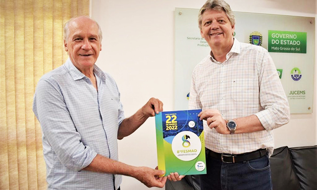 Secretário Jaime Verruck e Agenor Mattiello