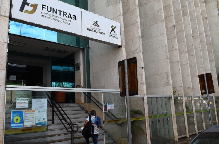 Funtrab, localizada na rua 13 de Maio, 2773, Centro de Campo Grande.