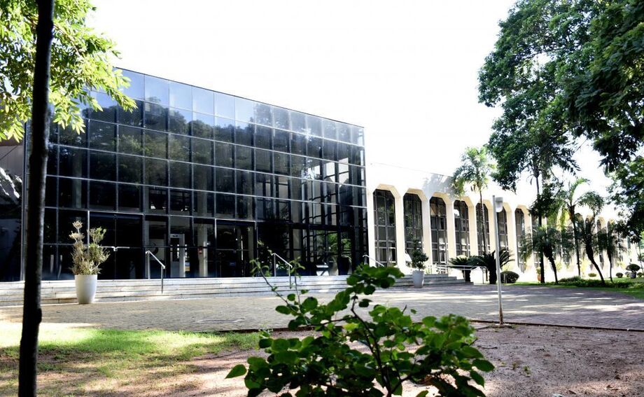 Fachada do prédio do TCE-MS (Tribunal de Contas do Estado de Mato Grosso do Sul)