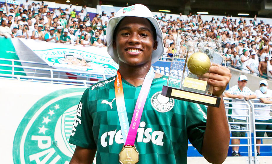 Endrick foi o grande destaque do Palmeiras em 2022
