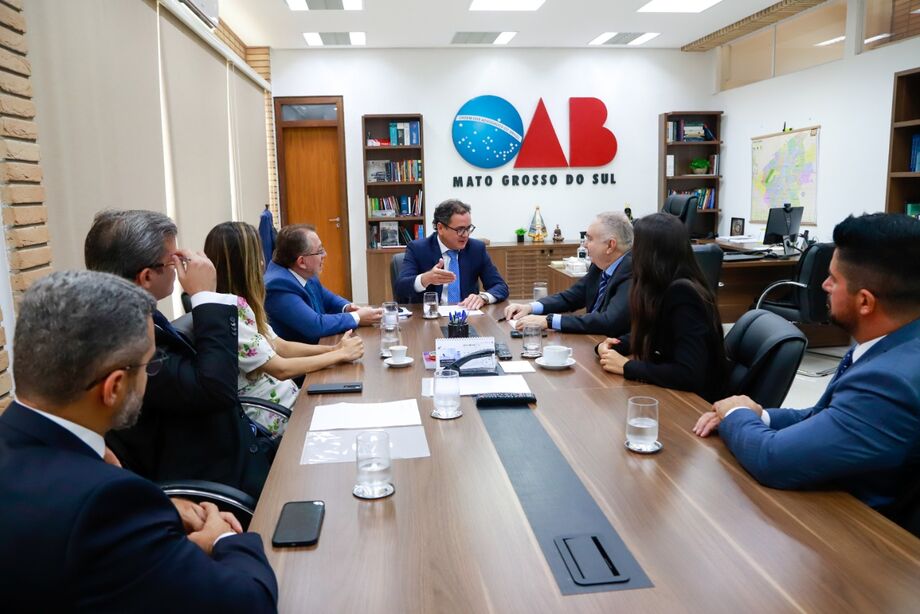 Encontro do Des. Sérgio Fernandes Martins na OAB/MS.