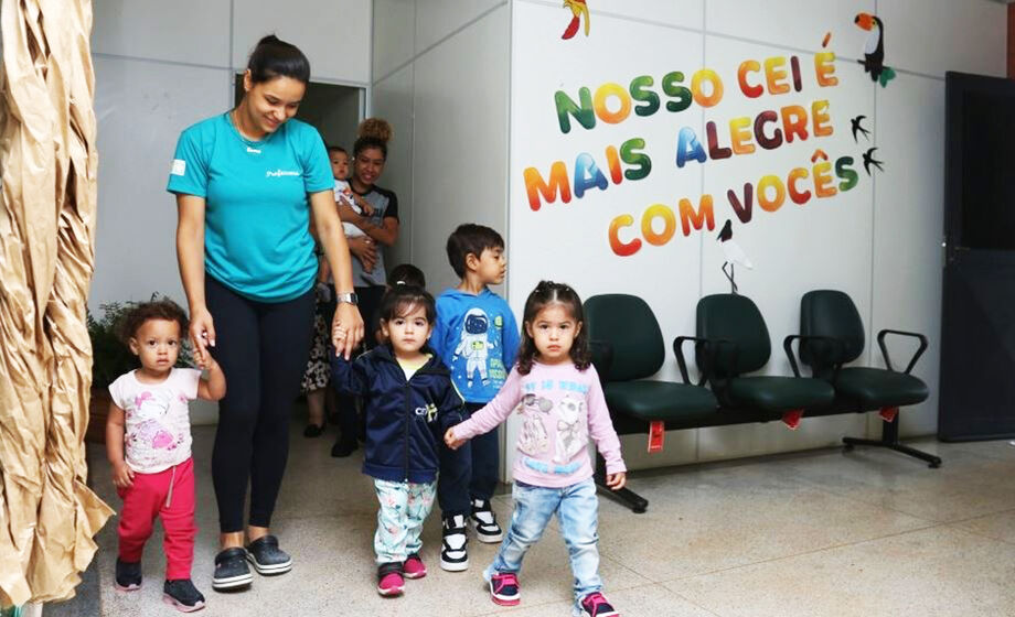 Primeiro dia de atividades no CEI Detran