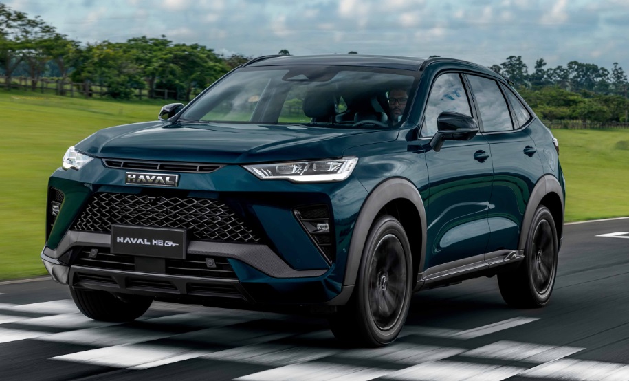 Haval H6 GT, um SUV híbrido plug-in (PHEV), com aceleração em 4,8 segundos e autonomia elétrica de 170 km
