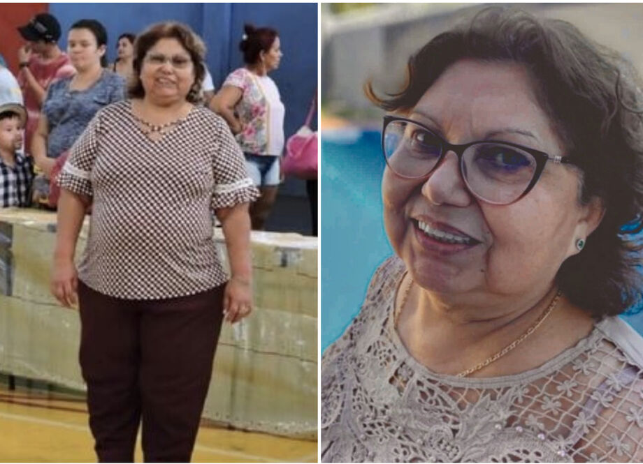Rosa Maria Rodrigues, ex-diretora da Escola Municipal Carlos Vilhalva Cristaldo, durante evento em 2018. A memória de Rosa Maria continuará viva em nossa comunidade.