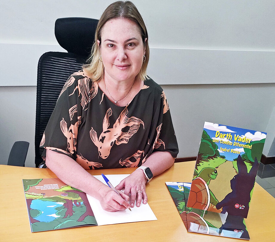 A escritora Isabel Busse
