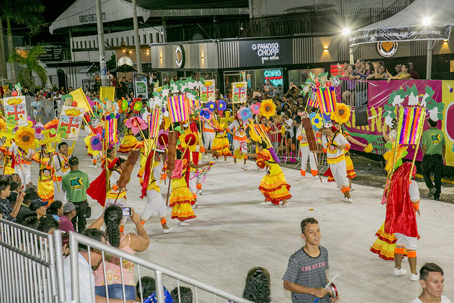 Desfile de carnaval em Corumbá