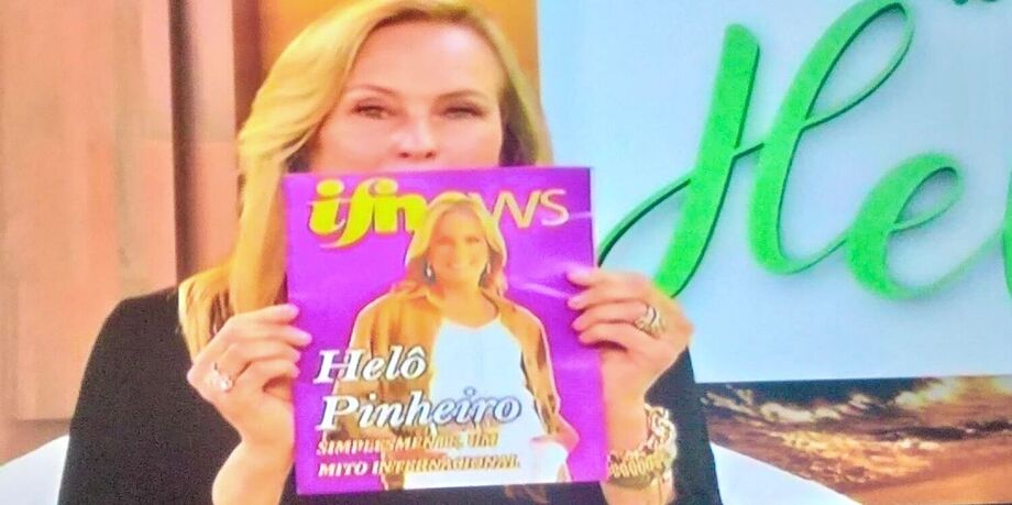 Helô Pinheiro recomenda revista IFNEWS ao público nacional