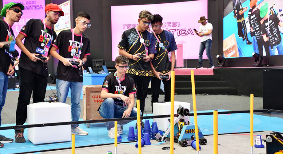 Alunos deram show no último dia