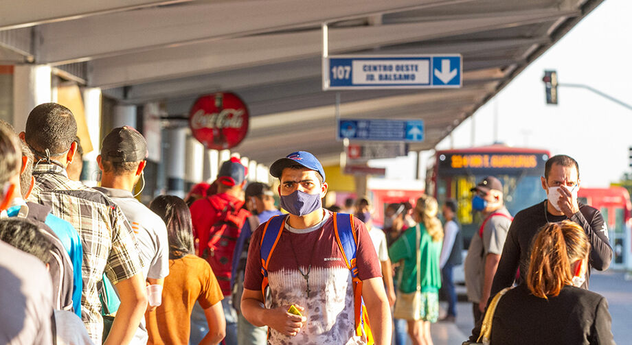 Terminal de ônibus em Campo Grande