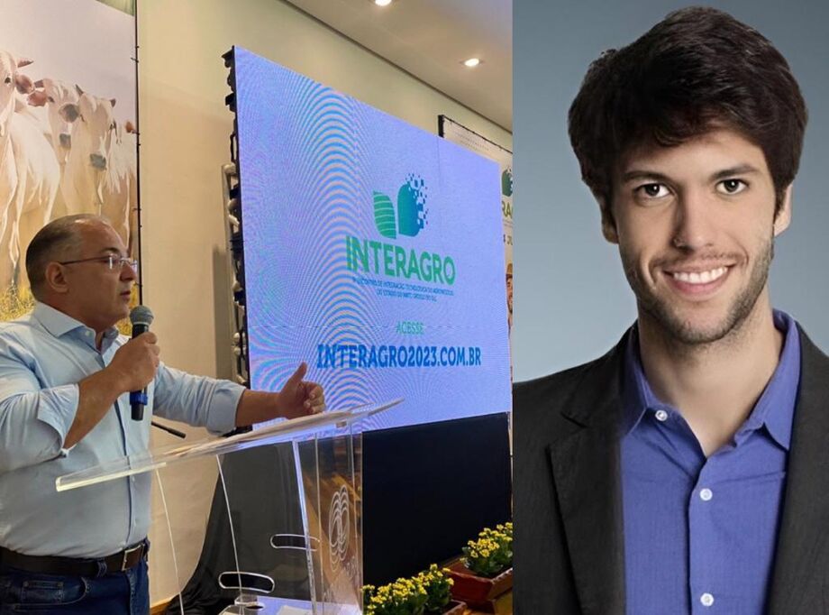 Presidente do SRCG, Alessandro Coelho, anuncia Caio Coppolla como palestrante do Interagro 2023, evento que discutirá temas relevantes para o agronegócio.