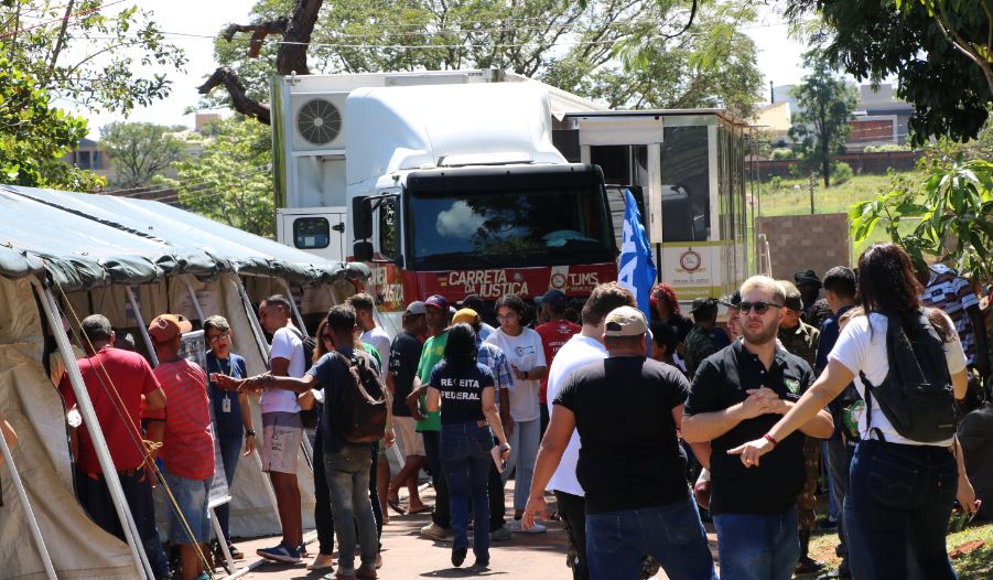 Na manhã desta segunda-feira (6) o vice-presidente do TJMS, desembargador Dorival Renato Pavan, representou a Corte Estadual de Justiça na abertura do projeto POP RUA JUD Pantanal, da Justiça Federal em MS