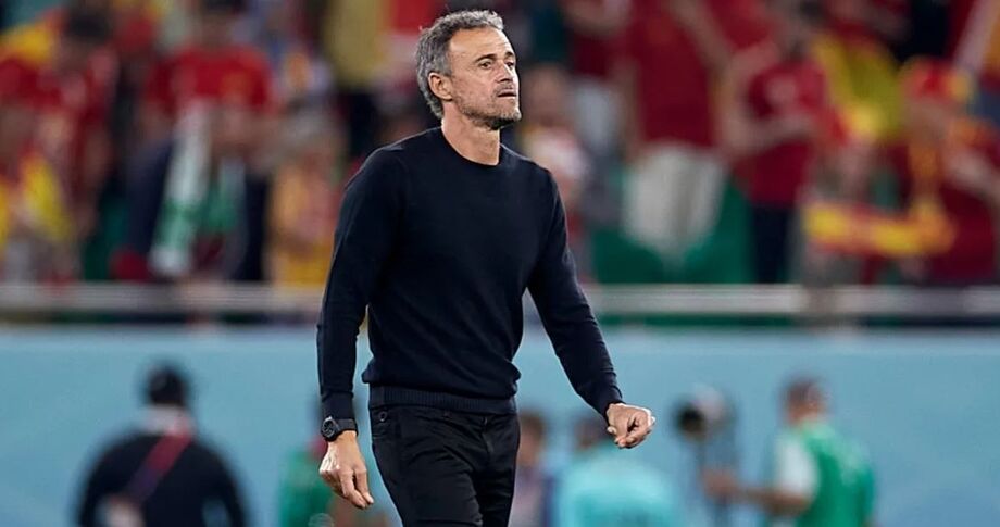 O técnico Luis Enrique