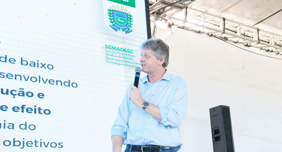 Secretário Jaime Verruck Falou sobre o MS Carbono Neutro na abertura da Dinapec