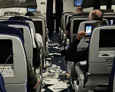 Turbulência em avião da Lufthansa