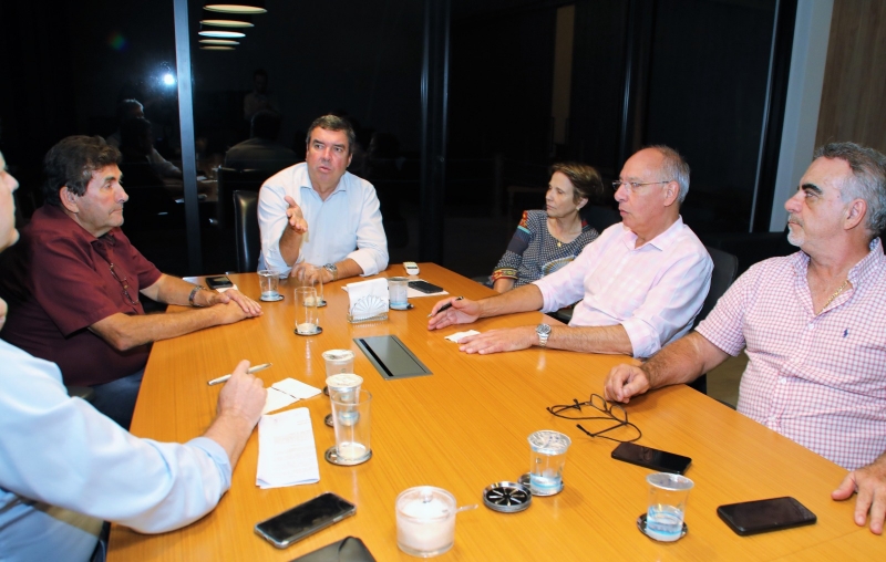O Prefeito de Inocência, Toninho da Cofapi se reuniu com o governador de Mato Grosso do Sul, Eduardo Riedel