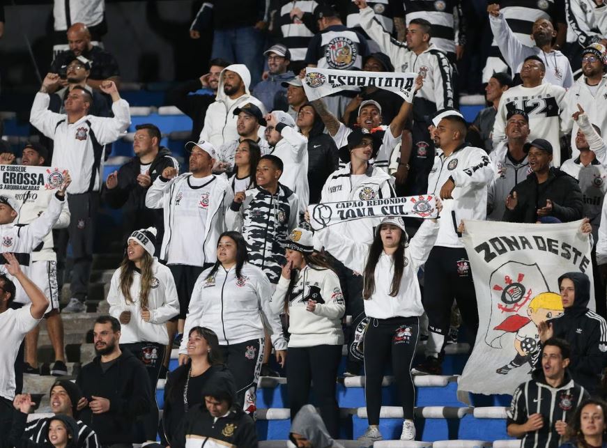 Torcedores do Corinthians em Belém, em jogo contra o Remo